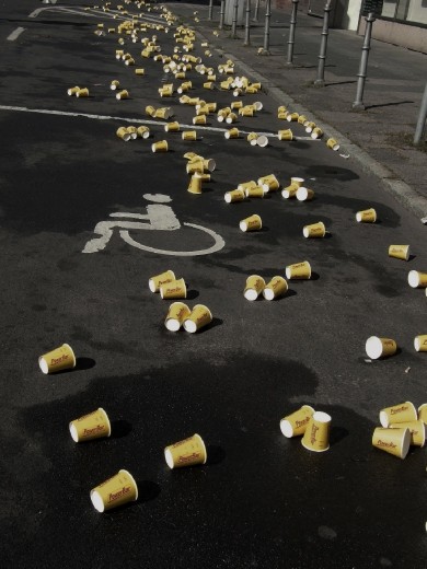 What's left behind the runners...