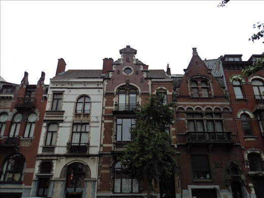 Classic suburban buildings