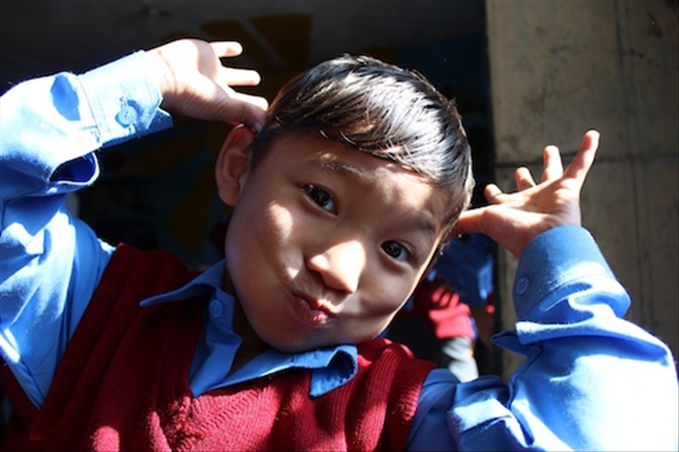 Tibetan kids also want to have fun and be happy