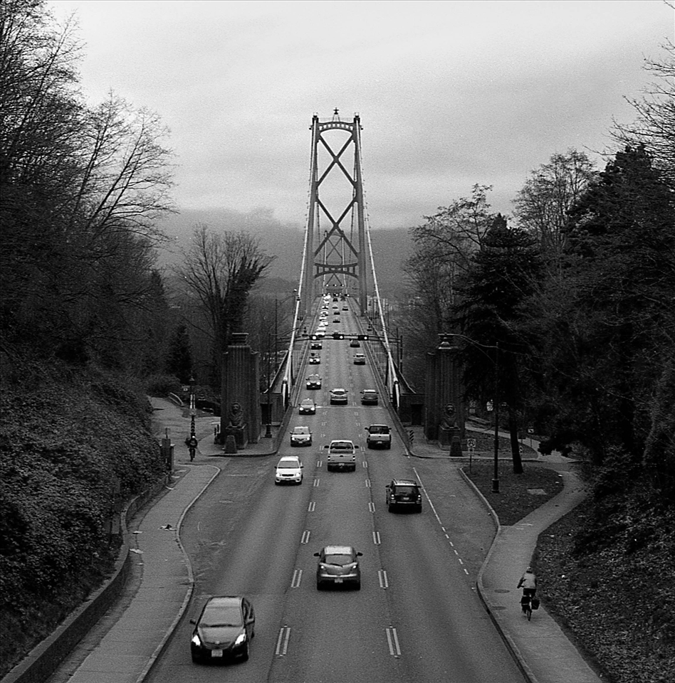76 year old Lion's Gate Bridge