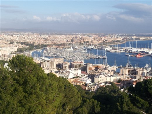 View on Palma from Castillo de Bellver