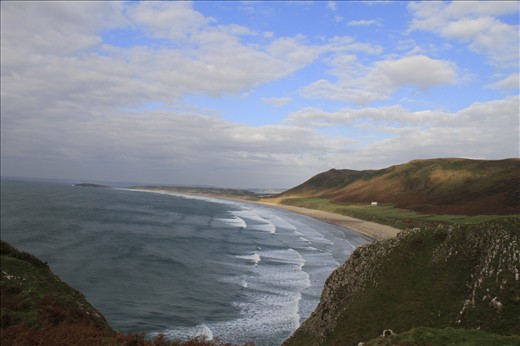The rough coastline of Swansea is truly beautiful, if you are lucky you can even spot a lost dolphin.
