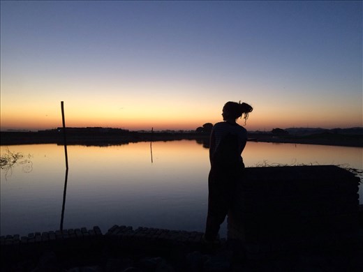 sunset in Myanmar
