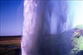 The first waterfall we saw in our trip, Seljalandsfoss, seen from behind. : by linakaplan, Views[274]