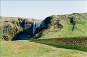 The Skógafoss waterfall. That's the view in the morning from inside my tent. : by linakaplan, Views[257]