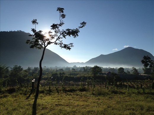 Sunrise near Mt Rinjani