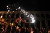 The parade's route passes (and is largely out-shined) by Segovia's main attraction, the 2000-year-old Roman aqueduct.: by lindsaypond, Views[331]