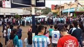 Next 3 pictures, celebrating Argentina World Cup win in Foz do Iguazu, Argentina: by lipowcan8, Views[444]