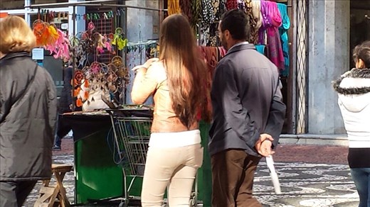 Noticed a lot of women with really pretty long hair. Nothing worth noting regarding men's hair. Porto Alegre