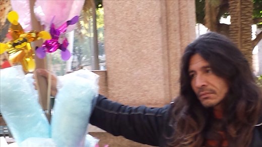 The second saddest cotton candy salesman I have ever seen. (Maxwell Smart) I updated the caption Aug. 16. I haven't seen the saddest cotton candy salesman. I showed this picture to cotton candy salesmen in Istanbul  Turkey, they thought I was crazy.