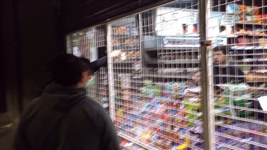 After soccer game. They expected trouble. It seemed pretty calm to me, but I think there was some violence.