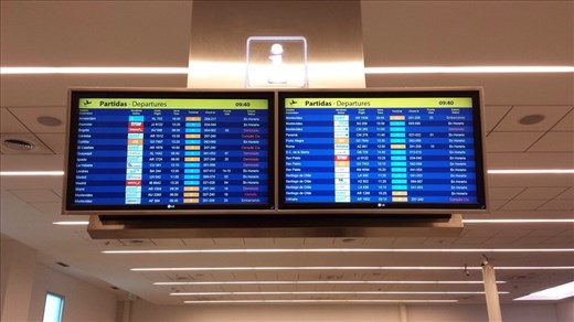 Monitor at BA airport