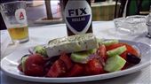 Greek salad and Fix beer. Great combination : by lipowcan8, Views[522]