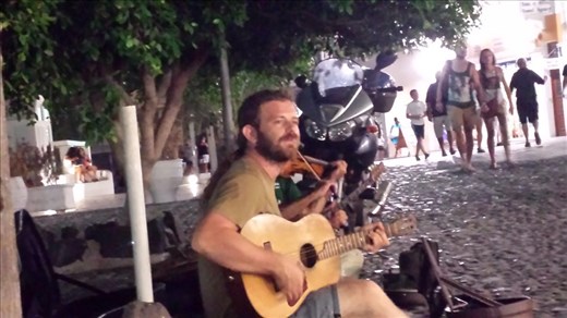 Street musicians. Unfortunately the police made them leave shortly after I took the picture.