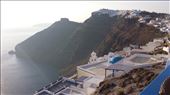 Santorini view from my hotels roof top deck : by lipowcan8, Views[374]