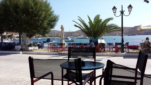 Had breakfast on the wrong island waiting for the boat to Sifnos.