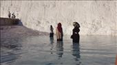 HW. Pools of water along the way with silt like mud on the bottom.  Some folks were smearing the mud on themselves.: by lipowcan8, Views[1896]