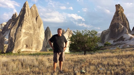 Hiking among the fairy chimneys