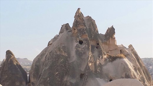 Cave. At one time there were wooden steps leading to the cave entrance.