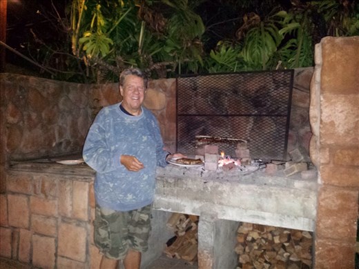 Island Vibe hostel, Bbq a nice steak for myself and have a few beers with fellow travelers. Hostels are a good alternative to hotels,  especially for solo travelers, a great way to meet folks from all over the world.