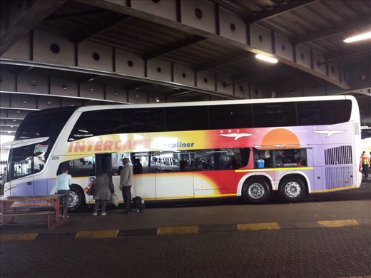 Nice bus. 15 hour bus ride from Johannesburg to Port Elizabeth.  For some reason I enjoy these bus rides, go figure. 