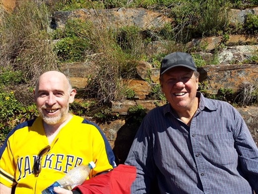 Paul from London, my hiking and beer drinking partner.