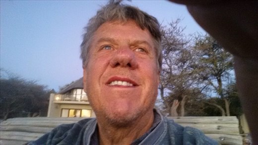 My mom likes these pictures, not supposed to get out of car inside the park so I had to do a self