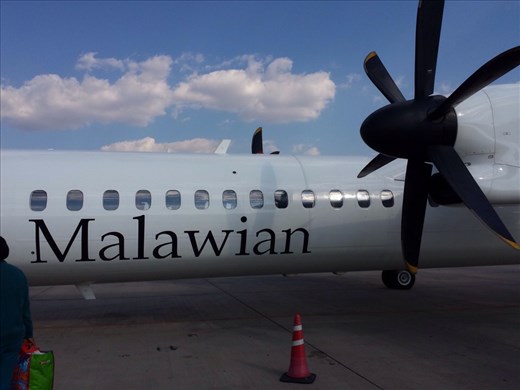 Smooth flight, a little over an hour from Zimbabwe to Malawi. My one flight in Africa, I'll have to figure out the bus miles