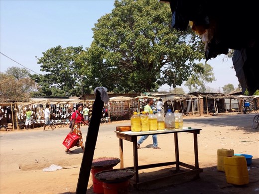Selling cooking oil on the side of the street. More pics to come, waiting on download and internet access. 