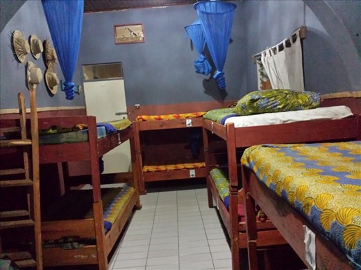 My room. 9 beds, had the place to myself. 10 to 13$ a night on the water