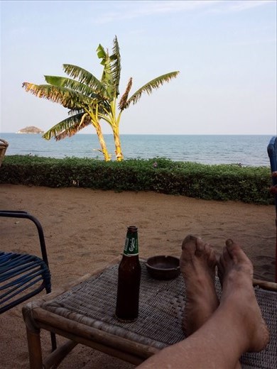 View from the front of the hostel