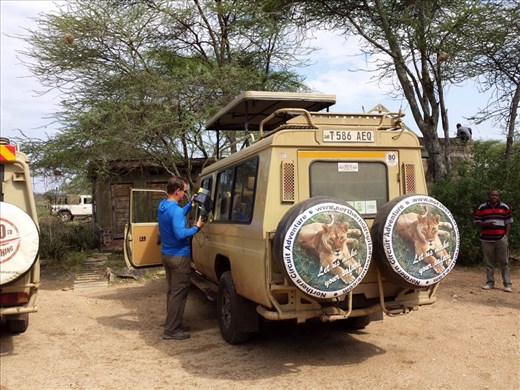 My safari truck shared with good people from Israel, Brazil and the UK. 