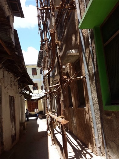 Scaffolding, a little shaky