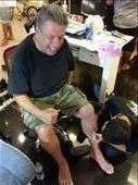 It was a brutal primal manly experience. Somehow I survived the henna tattoo ordeal. (It did tickle a little) The tat lasted about two weeks.: by lipowcan8, Views[582]