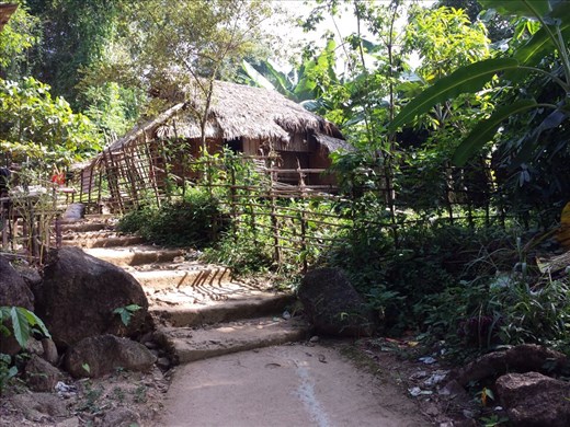 Bago. Hiked an hour or so(very hot) to see the GoldenRock.