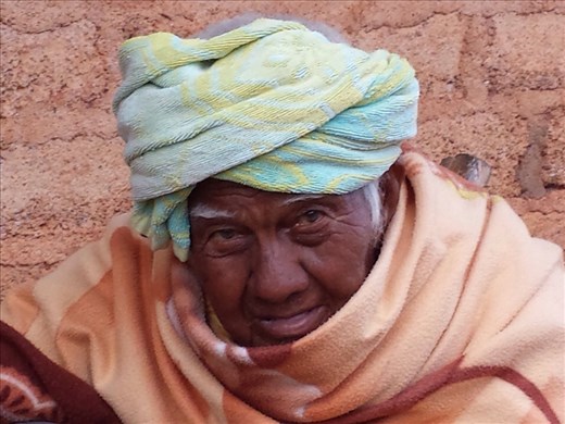 Same village, interesting looking character.