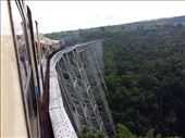 A exiting train ride, especially over this bridge.: by lipowcan8, Views[446]