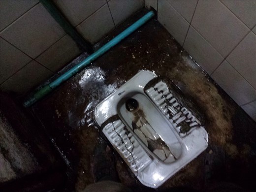 Thank goodness I only had to pee.