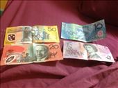 Gotta be the best money in the world, colorful and made of paper/plastic so it doesn't get beat up like other currencies.: by lipowcan8, Views[327]