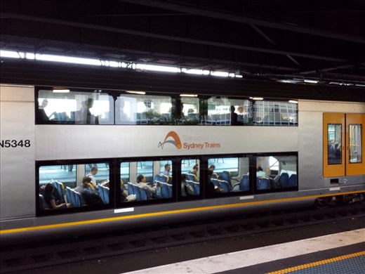 Underground train, super clean and people actually wait until passengers disembark before boarding.