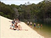 Hiked to two fresh water lakes on Fraser Island. : by lipowcan8, Views[305]