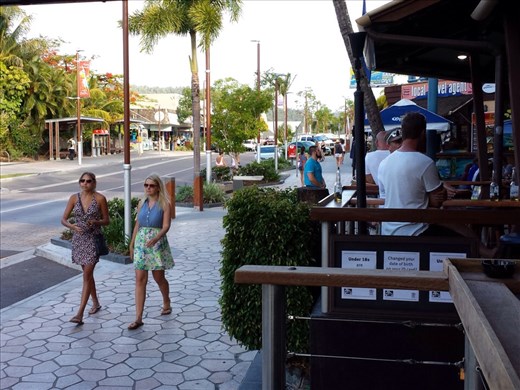 Airllie Beach, I spent some time here having a beer and enjoying the view.