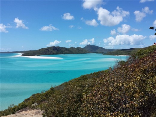 Whitsunday Islands. Difficult to put in to words how beautiful this is.