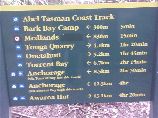 Booked a round trip, one and half hour bus trip from Nelson to Able Tasman National Park. Included bus, two nights in a hut, three day park permit, 17 mile hike and a one hour return boat ride for about $120.US. Good deal.
