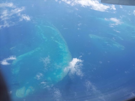 30000 feet flying south along the Australian coast. Pretty cool to see the Great Barrier Reef.