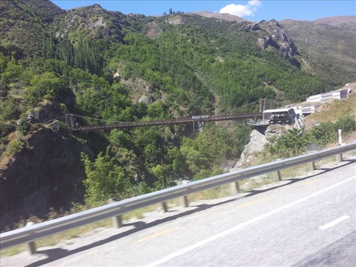 The bridge in the distance was the site of the first bungee jump in 1988.