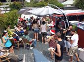 The Black Sheep Backpackers hostal was nice to treat the guests to a free Christmas lunch of salad, tuna casserole, hot dogs and veggie burgers.: by lipowcan8, Views[625]