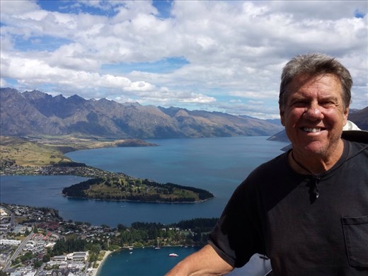 The hike up the mountain above Queenstown was well worth it. What a view!