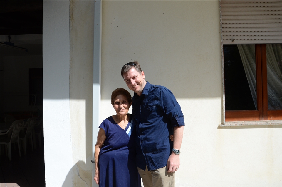 La Famiglia: I think of five things when I think about my trip to Sicilia. The first being family. Sicily is my paternal homeland. Although, my father emigrated to Australia over 50 years ago, and has never returned - his sister (my aunt (Zia)) has lived her whole life in Sicily. This photo is of my husband and Zia on our first trip to Italy and was only the second time I had met Zia (she had visited Australia once when I was young). The photo was taken out the front of Zia's house, which is in a small village (Scarpiglia) on a hill, up an extremely windy goat track (that cars drive on - and at extremely fast speeds). Through my very limited Italian, I learnt that the village consists of family - everyone is related somehow. I met cousins, and cousins of cousins and the list goes on. Family is extremely important and they described family to me as a 'unit'. A unit that lives together, works together, stays together and plays together. Zia reminds me a lot of my Dad and my Nonna - always in the kitchen cooking, or cleaning or doing something - never an idle minute, even though she is well into her 70's. We were lucky to visit when Vendemmia (grape harvest festival) was on, and we were treated a traditional Sicilian feast with the entire village, at Zia's house. I don't think I saw Zia sit at all during the entire festival, only saw/heard her as she would swish through the beaded fly screen to deliver more food and emphatically repeat 