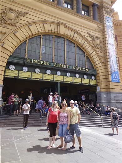 Train station at Melbourne